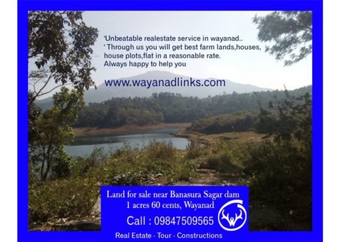 Land for sale near Banasura Sagar dam