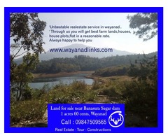 Land for sale near Banasura Sagar dam