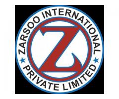 Urgent requirements for below given positions with Zarsoo International Private Limited.