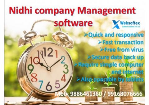 Nidhi software systems, tools on financial management software