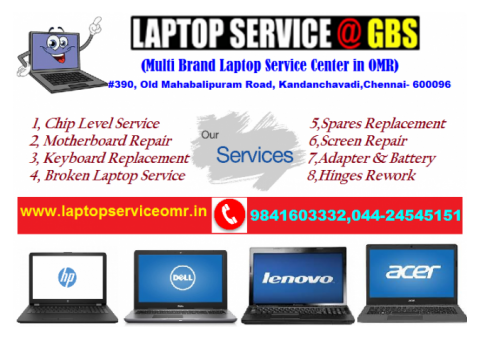 Laptop Service @ GBS -Samsung-Laptop Repair & Service Center in OMR - Kandanchavadi