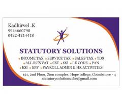 CONSULTANCY SERVICES FOR SALES TAX, INCOME TAX, NEW RC AND ALL